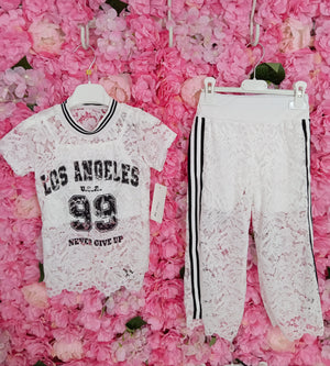 Coordinato macramè Los Angeles - DESIREEKIDS