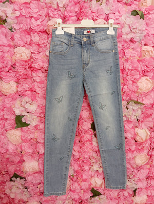 Jeans bimba Butterfly - DESIREEKIDS