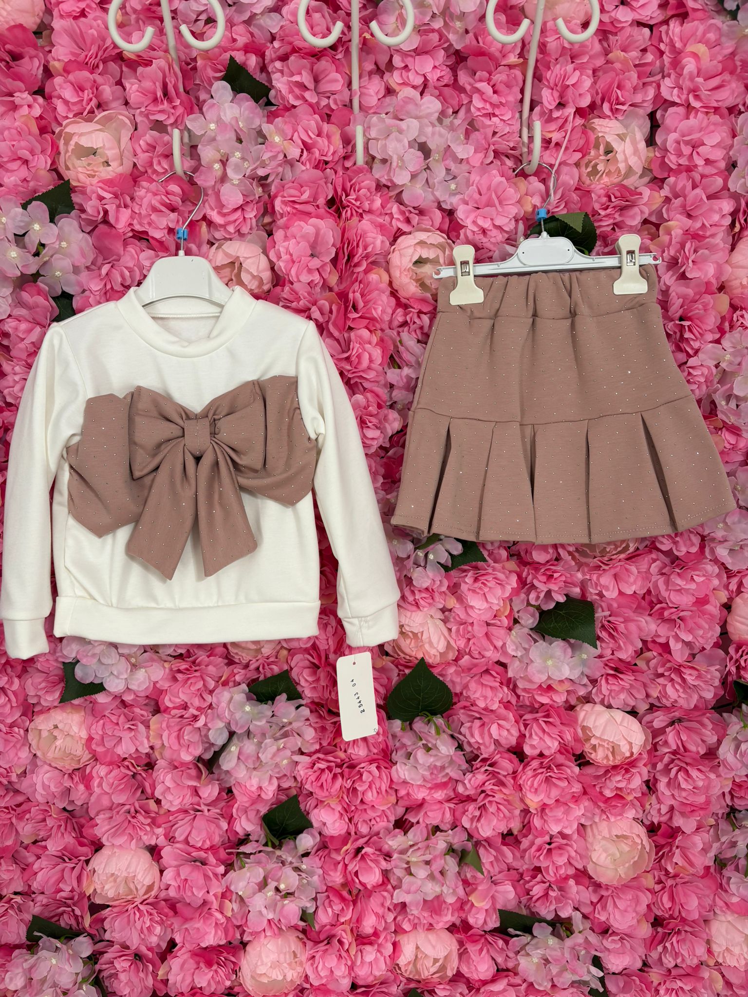 Coordinato fiocco diamond