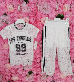 Coordinato macramè Los Angeles - DESIREEKIDS