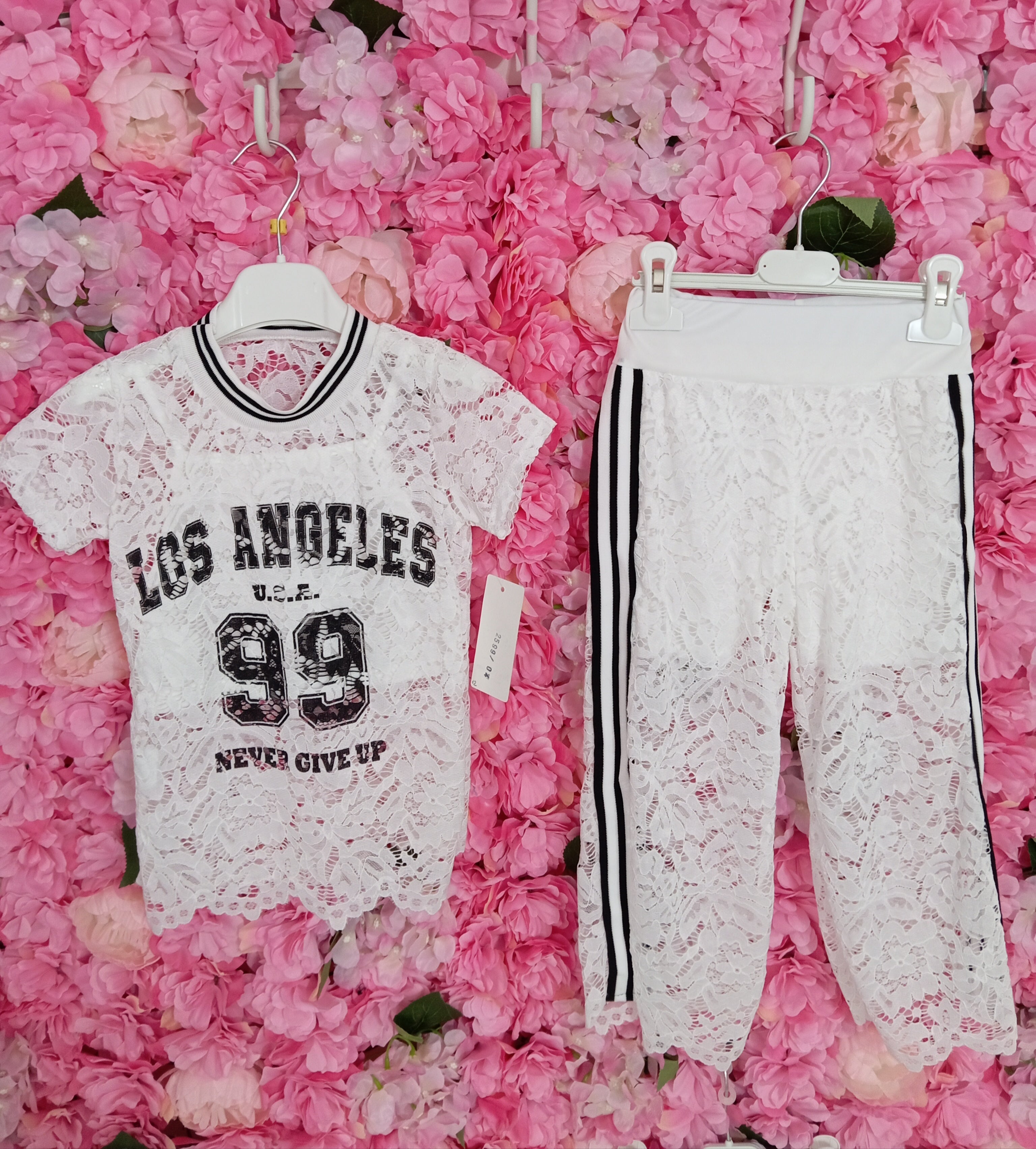 Coordinato macramè Los Angeles - DESIREEKIDS