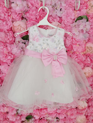 Vestito cerimonia neonata fiocco - DESIREEKIDS
