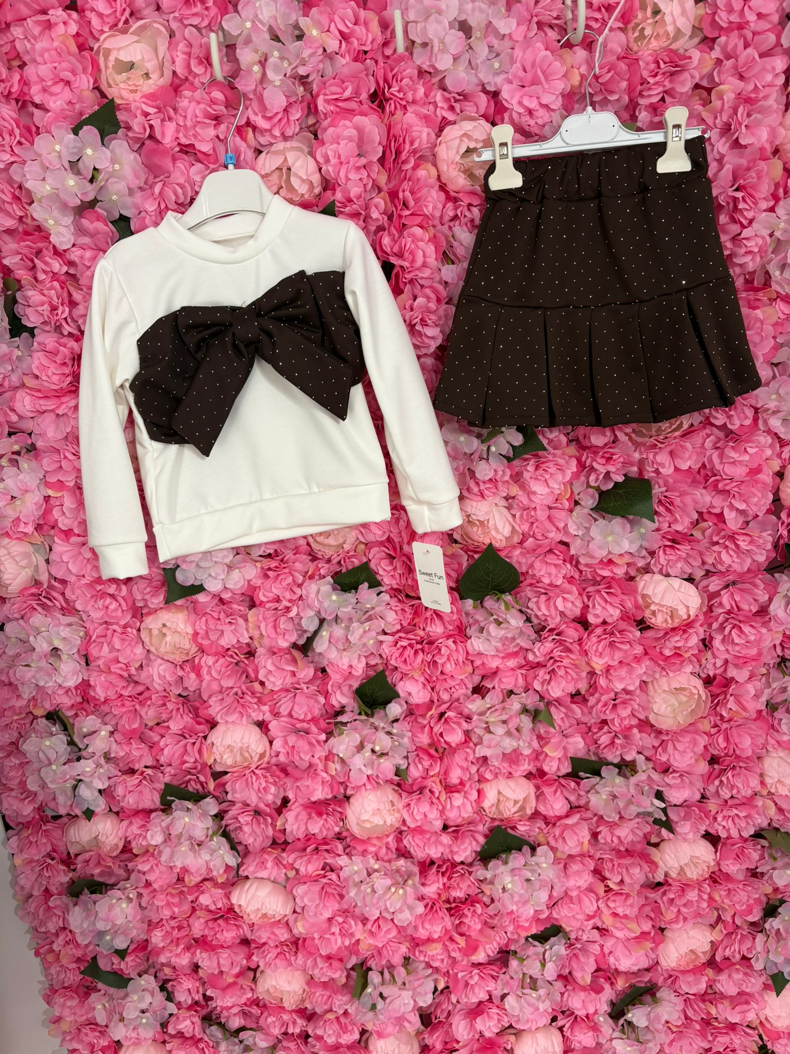 Coordinato fiocco diamond