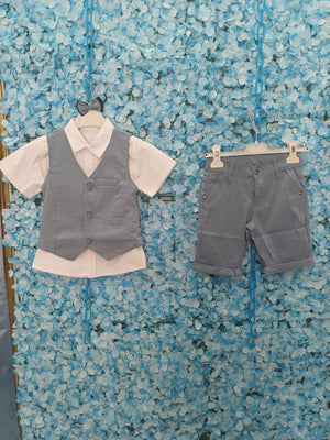 Coordinato 3 pezzi con papillon - DESIREEKIDS